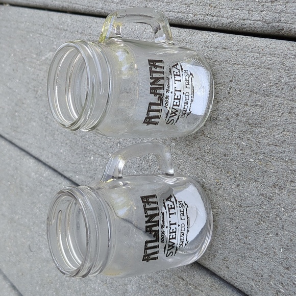 NWT Set of Atlanta Sweet Tea Mason Jar Shot Glasses - Picture 3 of 10